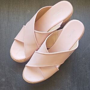 Michael Kors Wedge Pink Sandals